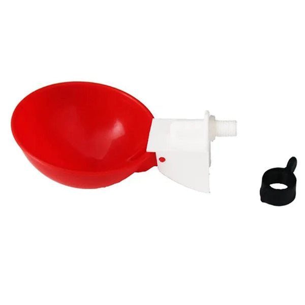 Planet Gates Orange 5 Pcs Chicken Drinker Automatic Poultry Drinker Automatic Chicken Drinkers Bowls For Birds Poultry