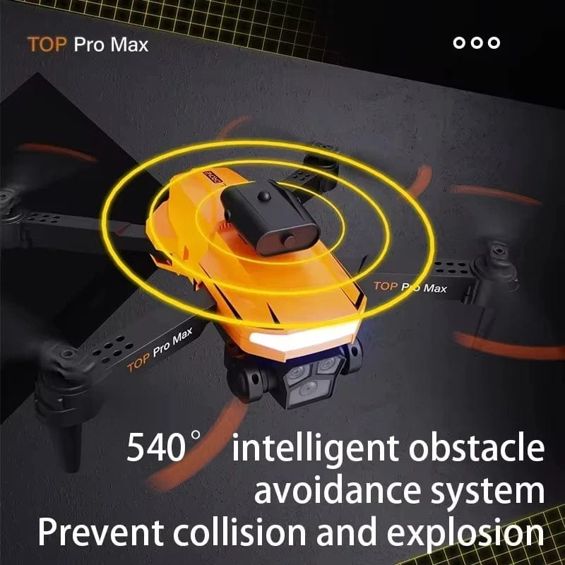 Planet Gates Orange-8K-Bag-2B Xiaomi P18 Drone 8K HD Triple Camera Professional Aerial Photography Optical Flow Positioning Obstacle Avoidance RC Quadcopter