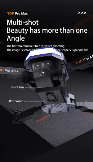 Planet Gates Orange-8K-Bag-2B Xiaomi P18 Drone 8K HD Triple Camera Professional Aerial Photography Optical Flow Positioning Obstacle Avoidance RC Quadcopter