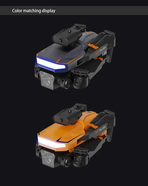 Planet Gates Orange-8K-Bag-2B Xiaomi P18 Drone 8K HD Triple Camera Professional Aerial Photography Optical Flow Positioning Obstacle Avoidance RC Quadcopter