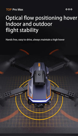 Planet Gates Orange-8K-Bag-2B Xiaomi P18 Drone 8K HD Triple Camera Professional Aerial Photography Optical Flow Positioning Obstacle Avoidance RC Quadcopter
