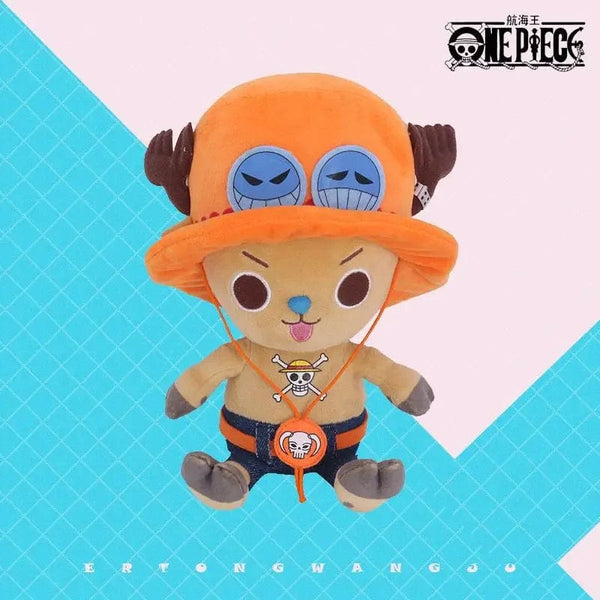 Planet Gates orange / about 30cm Original Full Size Anime One Piece Plush Figure Kawaii Luffy Chopper Plush Doll Soft Stuffed Toy kids Birthday Gift Xmas Gift