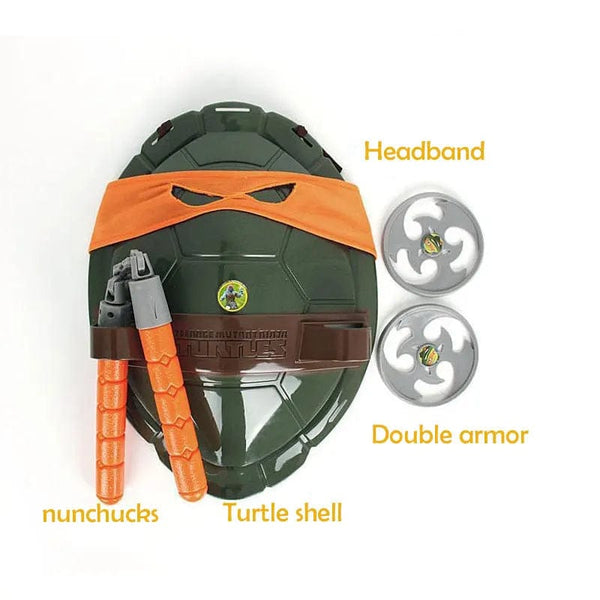 Planet Gates orange Anime Figure Ninja Turtles Movie Fantasy Armor Toy Weapon Leo Raph Mikey Don Cosplay Shell Props Creative Present For Friends