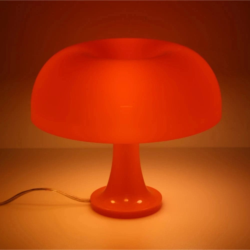 Planet Gates Orange Danish Mushroom Table Lamp Ornament Light for BedRoom Interior Lighting Desk Lamp Bedside Lamps Decoration Lighting