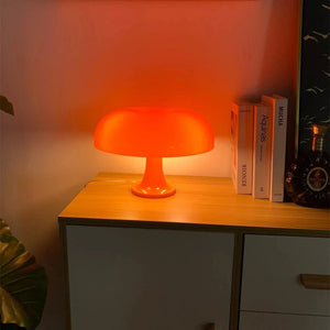 Planet Gates Orange Danish Mushroom Table Lamp Ornament Light for BedRoom Interior Lighting Desk Lamp Bedside Lamps Decoration Lighting