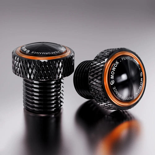 Planet Gates Orange For Kawasaki Z650 Z750 Z800 Z900 Z900RS SE Z1000SX Z250 Z300 Z400 Motorcycle Accessories Aluminum Mirror Hole Plugs Screws Bolts