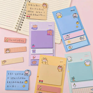 Planet Gates Orange Kawaii Paper Sticky Notes Creative Notepad Memo Pads Office School Stationery Adhesive Stickers Posted it Sticky Note Pads