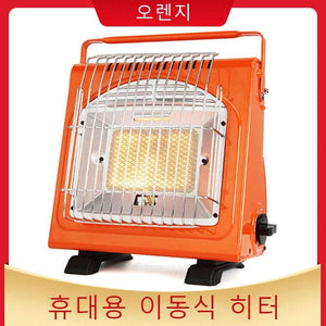 Planet Gates Orange Outdoor Camp Heater For Tent Gas Heater Stove With Portable Handle Camping Stove Indoor Heater Heating Oven Burner
