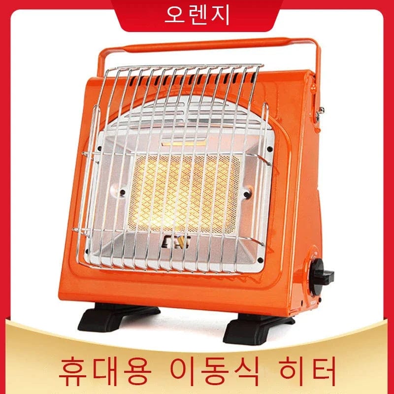 Planet Gates Orange Outdoor Cooker Gas Heater Travelling Camping Hiking Fishing Picnic Equipment Dual-Purpose Use Stove Heater Hunting Warmer