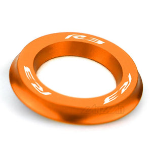 Planet Gates Orange R3 Motorcycle Ignition Switch Cover Ring CNC Aluminum Accessories for Yamaha YZF R3 2013 2014 2015 2016 2017 2018 2019
