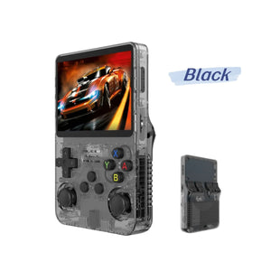 Planet Gates Orange R36S Retro Handheld Video Game Console Linux System 3.5 Inch IPS Screen Portable Pocket Video Player 128G RG35S Plus