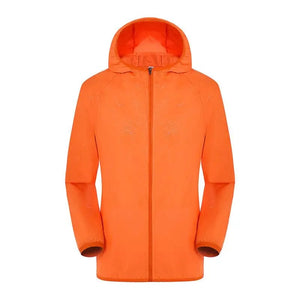 Planet Gates Orange / S / CHINA Cycling Raincoat Man Ultralight Summer Long Women Cycling Rain Coat Foldable Reflective Waterproof Windproof Quick Dry Rain Coat