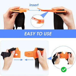 Planet Gates Orange Upgrade Your Lawn Care with this Adjustable Double Shoulder Mower Nylon Belt - Orange Black