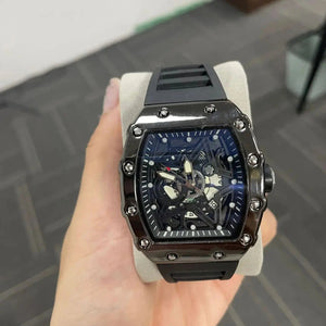 Planet Gates orange UTHAI Watch For Men sporty Domineering Trendy Waterproof Barrel Shaped Man Original Wristewatch Male Quartz Clock Watches Gift