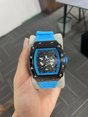 Planet Gates orange UTHAI Watch For Men sporty Domineering Trendy Waterproof Barrel Shaped Man Original Wristewatch Male Quartz Clock Watches Gift