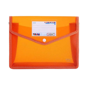 Planet Gates orangeA4 A4/A5File Folder Stationery Storage Folder Waterproof File Organizer Folders Pvc Bag Portfolio Paper Storage Office Organizers