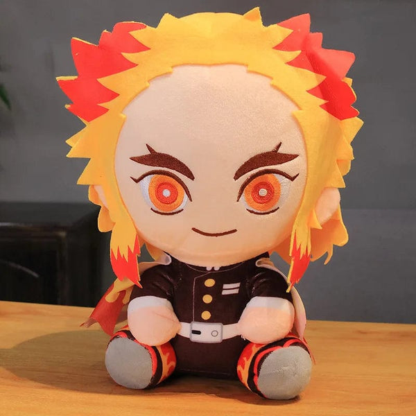 Planet Gates Orchid 20cm Demon Slayer Plush Doll Tanjirou Nezuko Zenitsu Anime Movie Stuffed Toy Kimetsu No Yaiba Game Plushie Figure Kids Gift