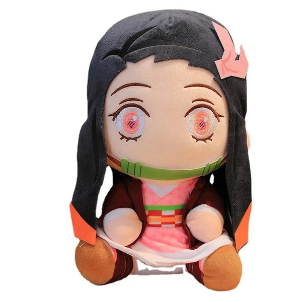 Planet Gates Orchid 20cm Demon Slayer Plush Doll Tanjirou Nezuko Zenitsu Anime Movie Stuffed Toy Kimetsu No Yaiba Game Plushie Figure Kids Gift