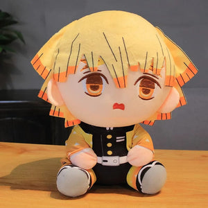 Planet Gates Orchid 20cm Demon Slayer Plush Doll Tanjirou Nezuko Zenitsu Anime Movie Stuffed Toy Kimetsu No Yaiba Game Plushie Figure Kids Gift
