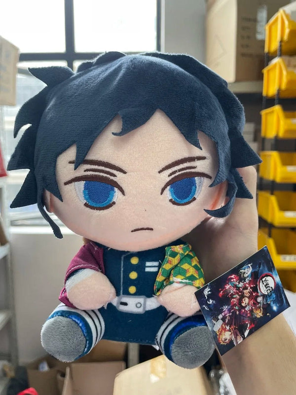 Planet Gates Orchid 20cm Demon Slayer Plush Doll Tanjirou Nezuko Zenitsu Anime Movie Stuffed Toy Kimetsu No Yaiba Game Plushie Figure Kids Gift