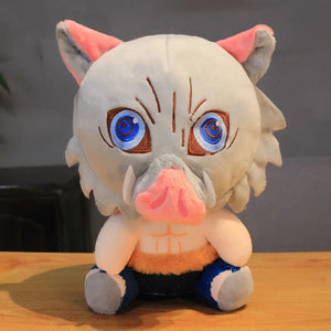 Planet Gates Orchid 20cm Demon Slayer Plush Doll Tanjirou Nezuko Zenitsu Anime Movie Stuffed Toy Kimetsu No Yaiba Game Plushie Figure Kids Gift