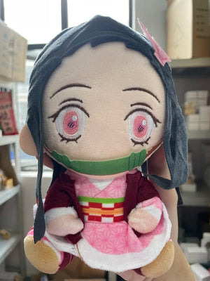 Planet Gates Orchid 20cm Demon Slayer Plush Doll Tanjirou Nezuko Zenitsu Anime Movie Stuffed Toy Kimetsu No Yaiba Game Plushie Figure Kids Gift