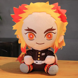 Planet Gates Orchid 20cm Demon Slayer Plush Doll Tanjirou Nezuko Zenitsu Anime Movie Stuffed Toy Kimetsu No Yaiba Game Plushie Figure Kids Gift