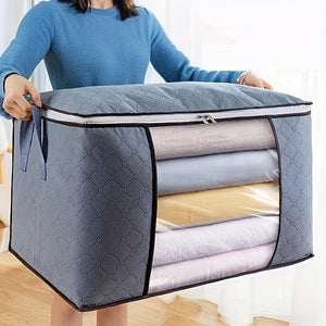 Planet Gates Organize Your Closet with This Large Storage Bag - Reinforced Handle, Clear Window, and Sturdy Zippers! Bedroom Accessories