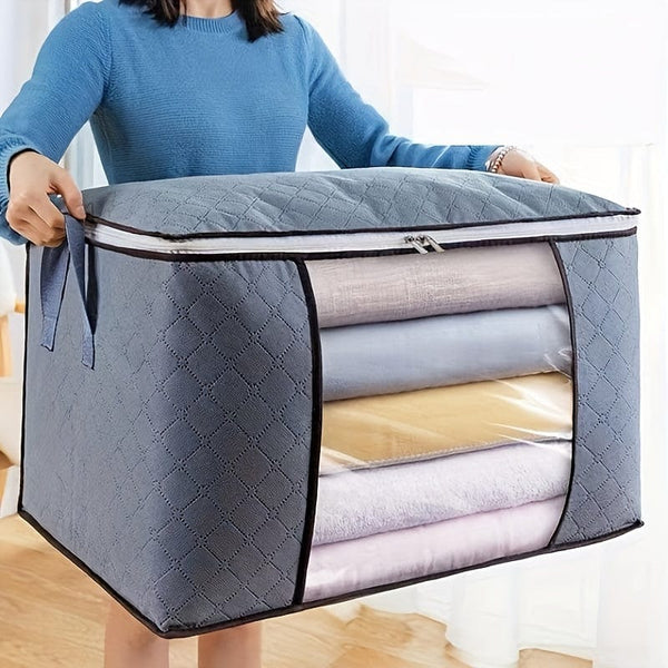 Planet Gates Organize Your Closet with This Large Storage Bag - Reinforced Handle, Clear Window, and Sturdy Zippers! Bedroom Accessories