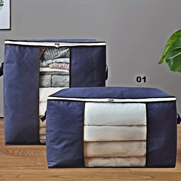 Planet Gates Organize Your Closet with This Large Storage Bag - Reinforced Handle, Clear Window, and Sturdy Zippers! Bedroom Accessories