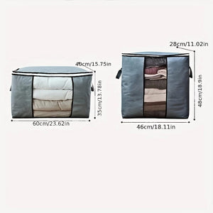 Planet Gates Organize Your Closet with This Large Storage Bag - Reinforced Handle, Clear Window, and Sturdy Zippers! Bedroom Accessories
