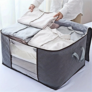 Planet Gates Organize Your Closet with This Large Storage Bag - Reinforced Handle, Clear Window, and Sturdy Zippers! Bedroom Accessories