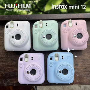 Planet Gates Origin Fujifilm Instax Mini 12 Instant Camera Pink/Blue/Gray/White/Purple with Instax Mini Film Photo Paper