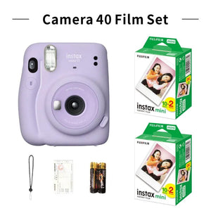 Planet Gates Origin Fujifilm Instax Mini 12 Instant Camera Pink/Blue/Gray/White/Purple with Instax Mini Film Photo Paper