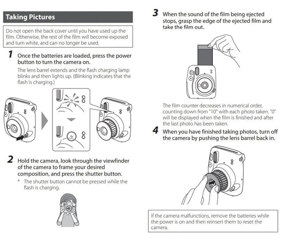 Planet Gates Origin Fujifilm Instax Mini 12 Instant Camera Pink/Blue/Gray/White/Purple with Instax Mini Film Photo Paper