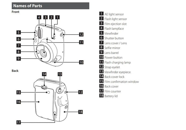 Planet Gates Origin Fujifilm Instax Mini 12 Instant Camera Pink/Blue/Gray/White/Purple with Instax Mini Film Photo Paper
