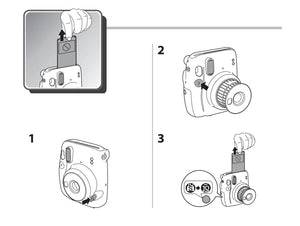 Planet Gates Origin Fujifilm Instax Mini 12 Instant Camera Pink/Blue/Gray/White/Purple with Instax Mini Film Photo Paper
