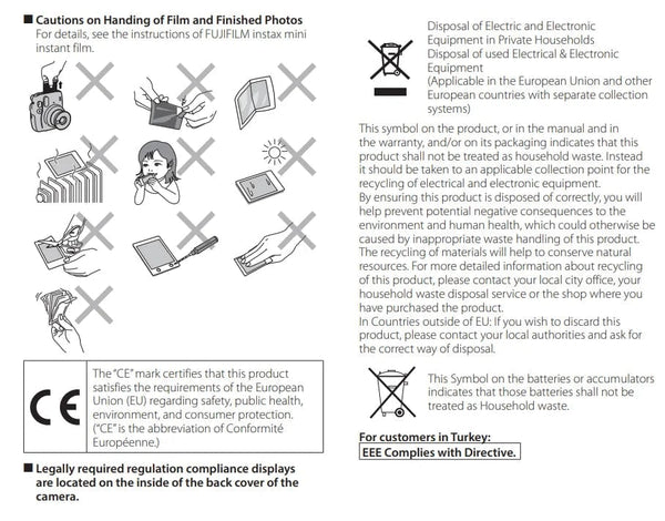 Planet Gates Origin Fujifilm Instax Mini 12 Instant Camera Pink/Blue/Gray/White/Purple with Instax Mini Film Photo Paper