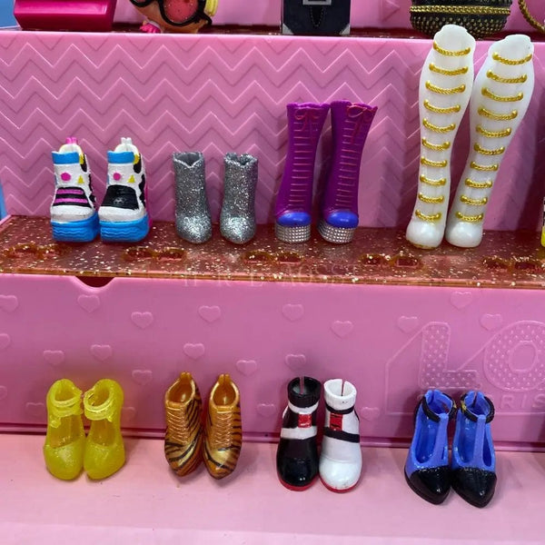 Planet Gates Original 24cm OMG Fashion Dress Up Big Sister Shoes and BTW Little Sister Shoes Girl Doll Accessories Toy