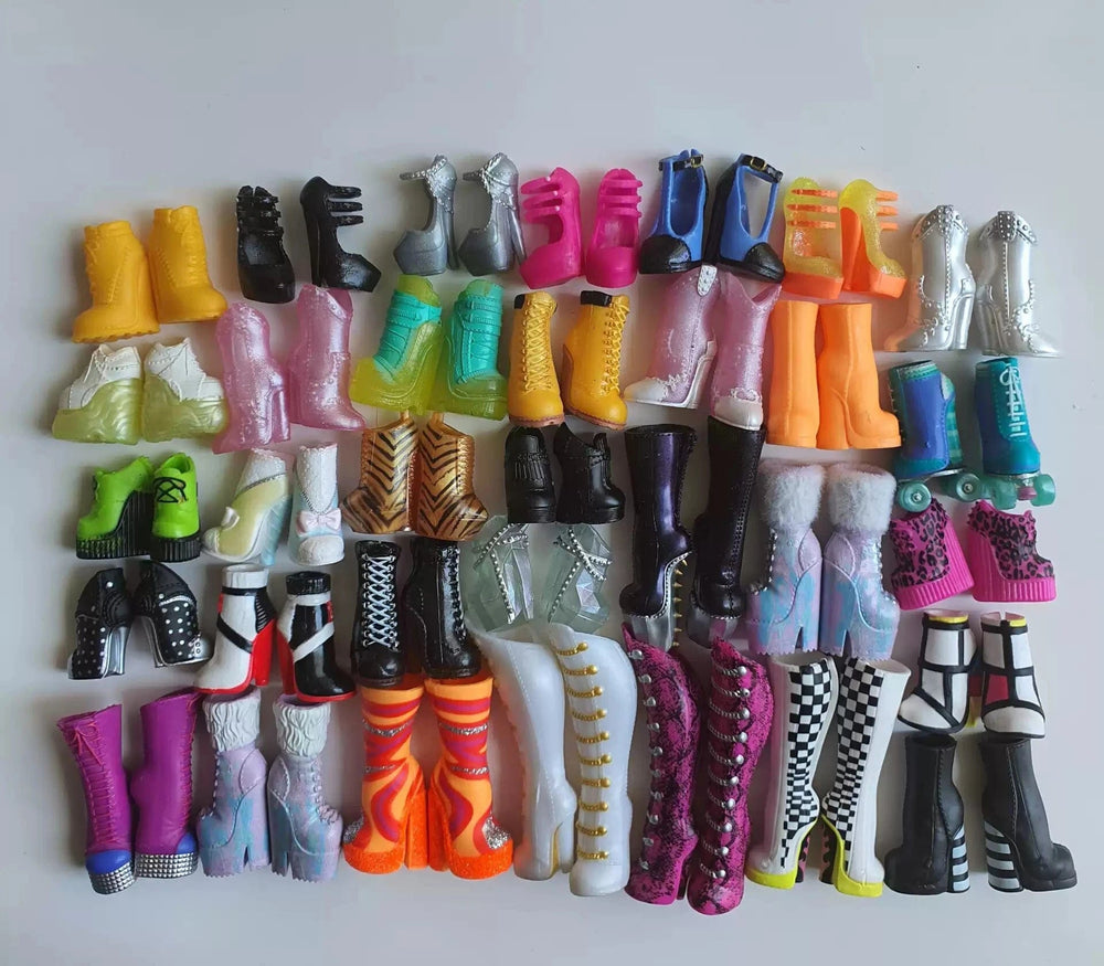 Planet Gates Original 24cm OMG Fashion Dress Up Big Sister Shoes and BTW Little Sister Shoes Girl Doll Accessories Toy