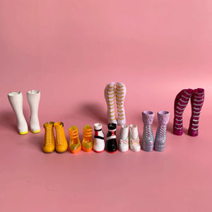 Planet Gates Original 24cm OMG Fashion Dress Up Big Sister Shoes and BTW Little Sister Shoes Girl Doll Accessories Toy