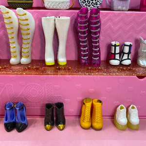 Planet Gates Original 24cm OMG Fashion Dress Up Big Sister Shoes and BTW Little Sister Shoes Girl Doll Accessories Toy