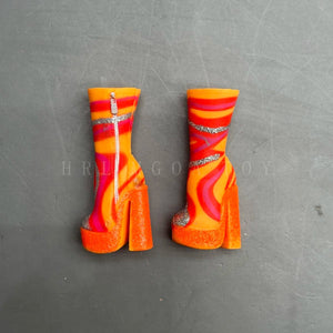 Planet Gates Original 24cm OMG Fashion Dress Up Big Sister Shoes and BTW Little Sister Shoes Girl Doll Accessories Toy