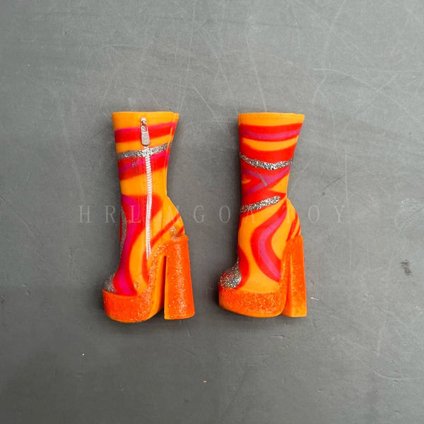 Planet Gates Original 24cm OMG Fashion Dress Up Big Sister Shoes and BTW Little Sister Shoes Girl Doll Accessories Toy