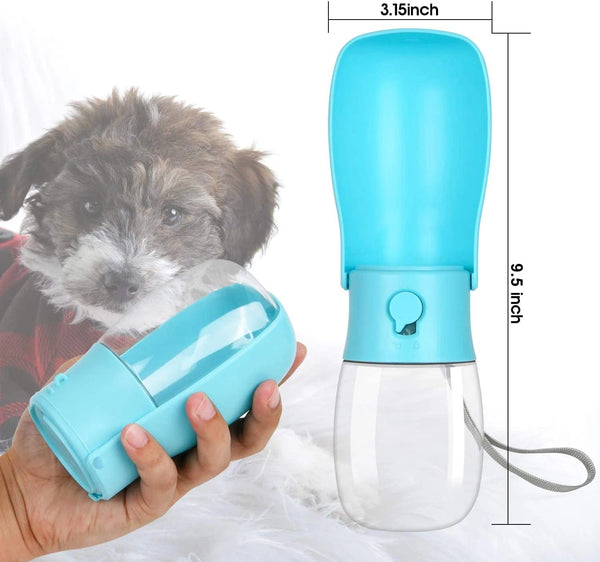 Planet Gates Original Design 300 ml Portable Pet Dog Water  Bottle for Walking Feeder for Dogs Folded Bottle Water Dispenser