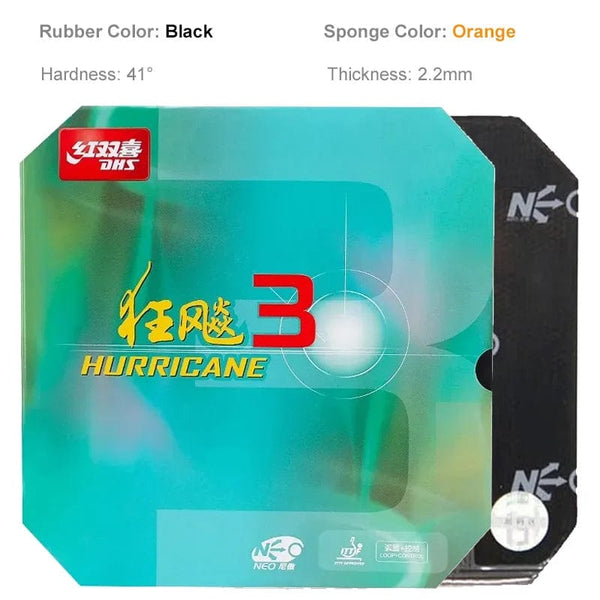 Planet Gates Original DHS Hurricane 3 Neo Table Tennis Rubber Sticky Professional Ping Pong Rubber No Need for a Booster