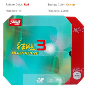 Planet Gates Original DHS Hurricane 3 Neo Table Tennis Rubber Sticky Professional Ping Pong Rubber No Need for a Booster