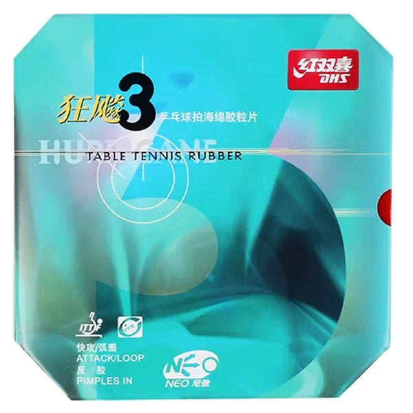 Planet Gates Original DHS Hurricane 3 Neo Table Tennis Rubber Sticky Professional Ping Pong Rubber No Need for a Booster