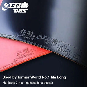 Planet Gates Original DHS Hurricane 3 Neo Table Tennis Rubber Sticky Professional Ping Pong Rubber No Need for a Booster