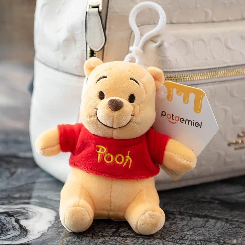 Planet Gates Original Disney Toy Story Stitch Kawaii Winnie Lotso Plush Doll Cartoon Stuffed Anime Keychain Pendant Strap Toys Gift For Kids